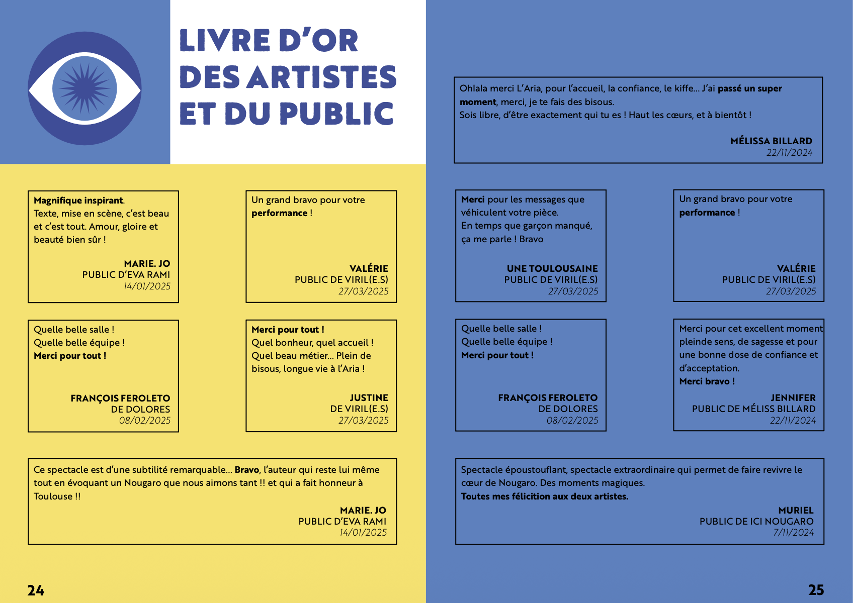 mide en page livre d'or